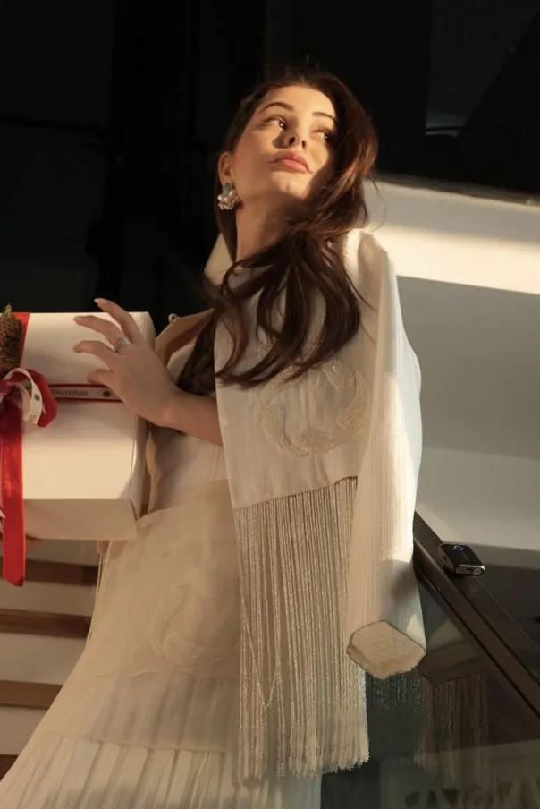 Жакет  “Qalampirgul”   в стиле Chanel