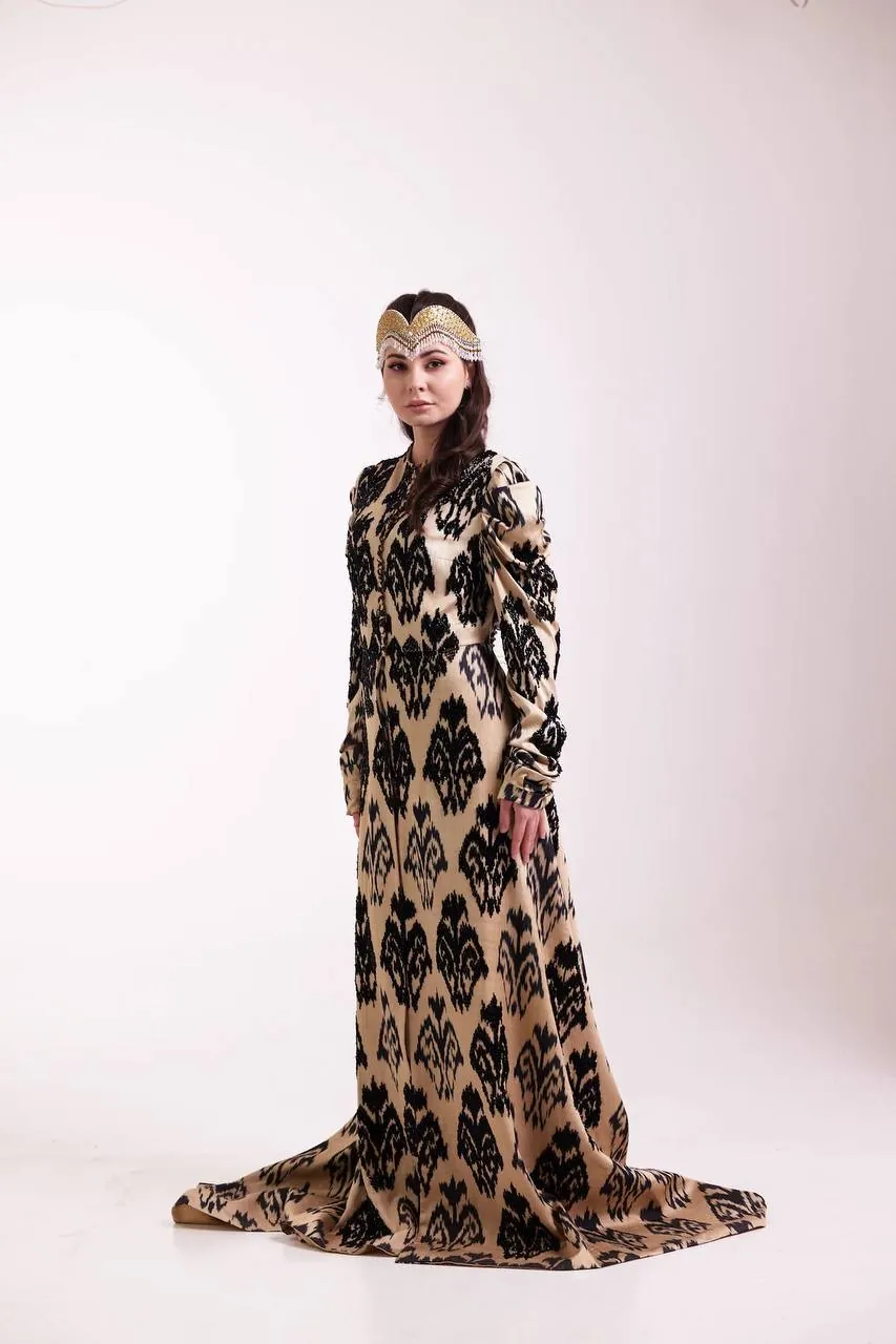 Платье кафтан "Crown"